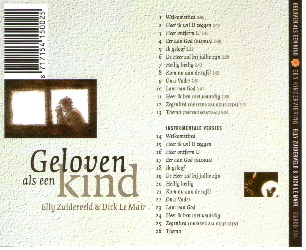Geloven als een kind - kindermis/kinderviering - door Elly Zuiderveld