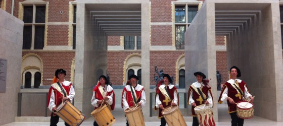 Trommelen in het Rijksmuseum