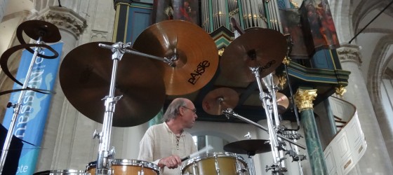 Muzikale begeleiding kerkdienst Grote Kerk Breda samen met organist Aart Bergwerff
